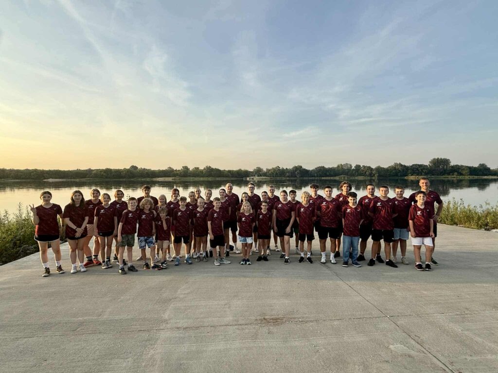 grupowe zdjęcie Badminton Gdańsk obóz Solec Kujawski